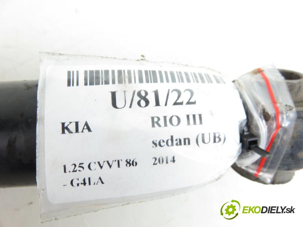 KIA RIO III sedan (UB) SEDAN 2014 1248,00 Amortyzatory 1248,00 Tlmič pravé zadné