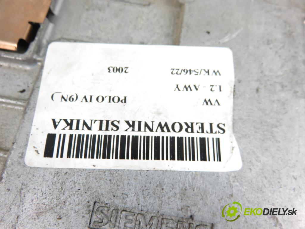 VW POLO (9N_) HB 2003 1198,00 Sterowniki silnika 1198,00 Riadiaca jednotka Motor 03D906032T; 5WP4023807