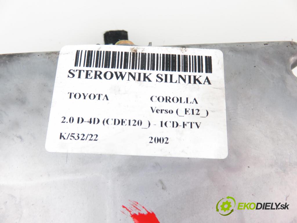 TOYOTA COROLLA Verso (_E12_) MINIVAN 2002 1995,00 Sterowniki silnika 1995,00 Riadiaca jednotka Motor 8966113060;1758005211