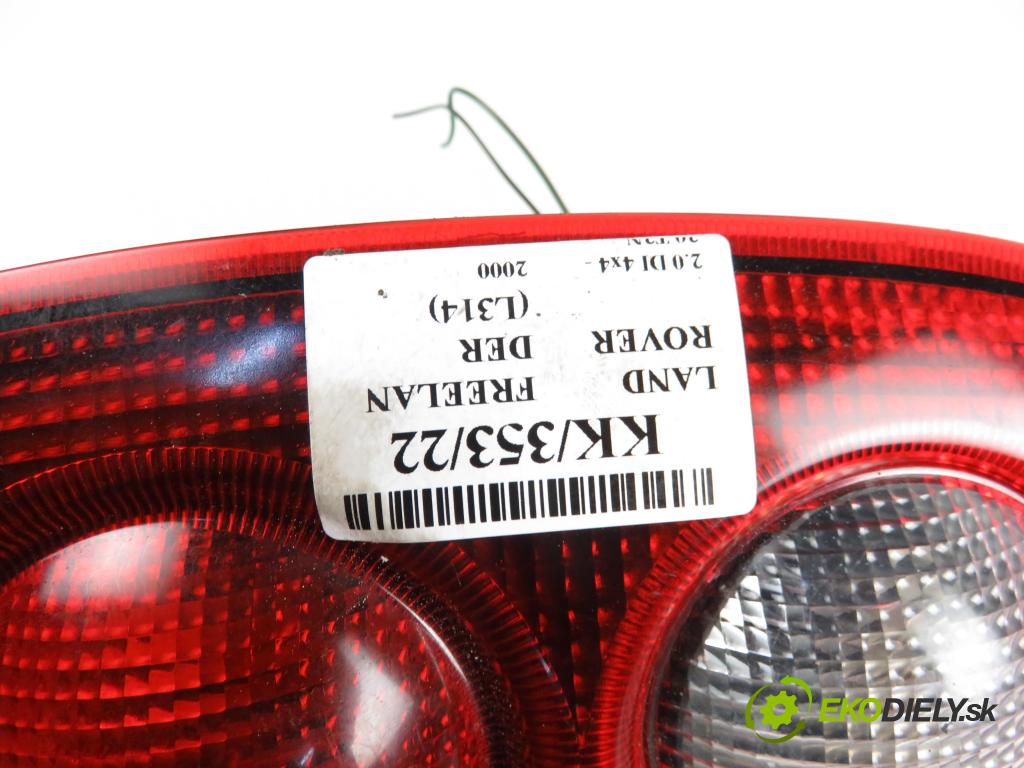 LAND ROVER FREELANDER (L314) SUV 2000 1994,00 Lampy tylne 1994,00 Svetlo ľavé zadné 22960102