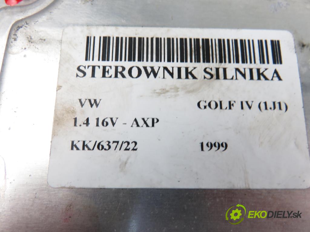 VW GOLF IV (1J1) HB 1999 1390,00 Sterowniki silnika 1390,00 Riadiaca jednotka Motor 036906032F;0261207114