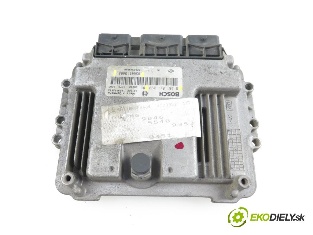 RENAULT SCENIC II (JM0/1_) MINIVAN 2003 1870,00 Sterowniki silnika 1870,00 Riadiaca jednotka Motor 0281011390;8200310863