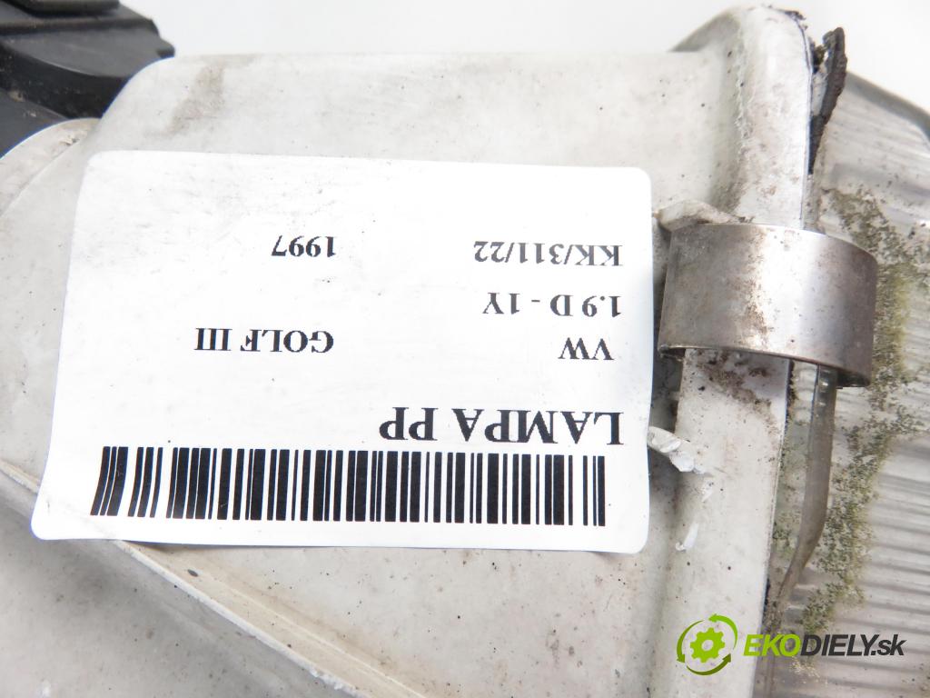 VW GOLF III (1H1) HB 1997 1896,00 Lampy przednie 1896,00 Svetlo PP 13917400