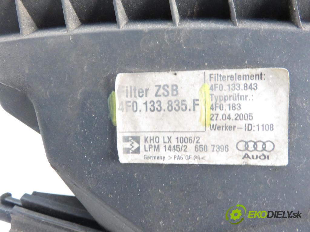 AUDI A6 (4F2, C6) SEDAN 2005 3123,00 Obudowy filtrów powietrza 3123,00 Obal filtra vzduchu 4F0133835F (Obaly filtrov vzduchu)
