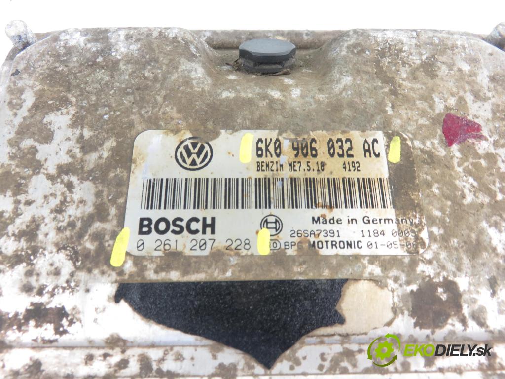 SEAT IBIZA II (6K1) HB 2001 1390,00 Sterowniki silnika 1390,00 Riadiaca jednotka Motor 0261207228;6K0906032AC