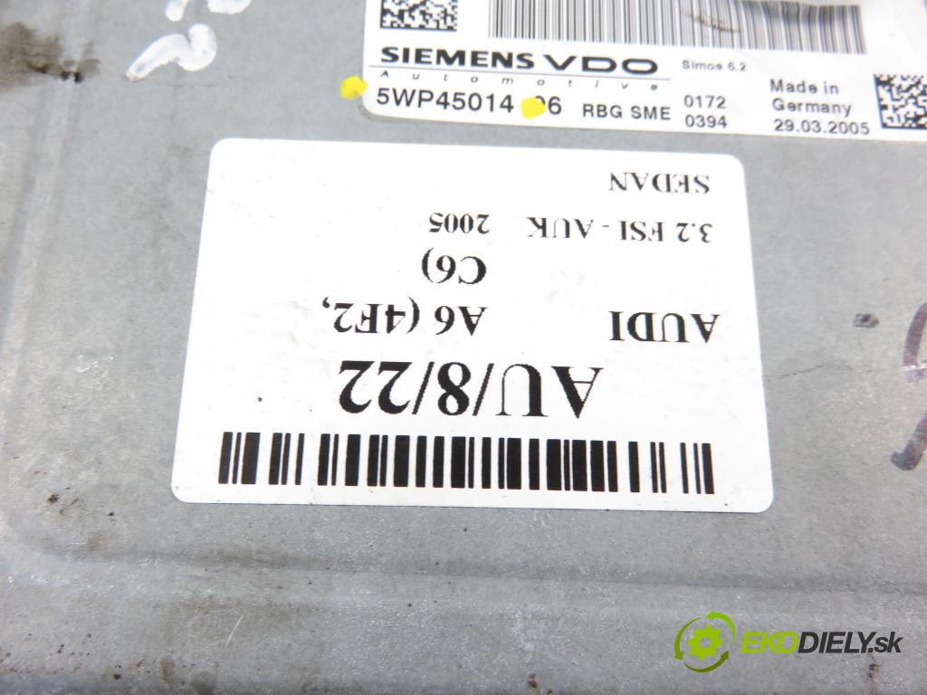 AUDI A6 (4F2, C6) SEDAN 2005 3123,00 Sterowniki silnika 3123,00 Riadiaca jednotka Motor 4F1907559;4F1910559D;5WP45014