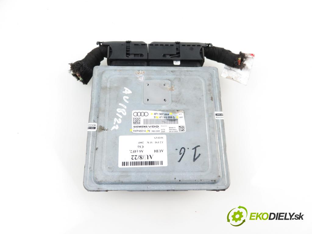 AUDI A6 (4F2, C6) SEDAN 2005 3123,00 Sterowniki silnika 3123,00 Riadiaca jednotka Motor 4F1907559;4F1910559D;5WP45014