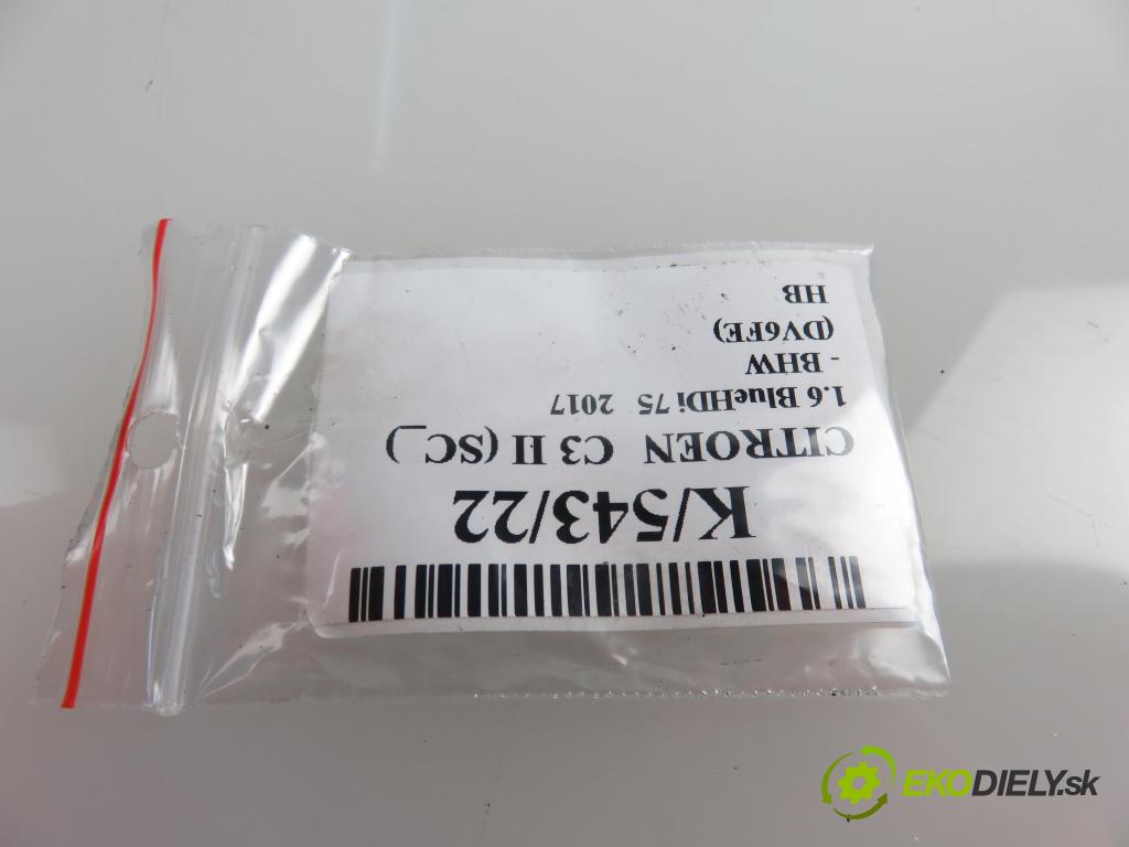 CITROEN C3 II (SC_) HB 2017 1560,00 Przewody chłodnic powietrza 1560,00 Rúra intercoolera turba 9801280580