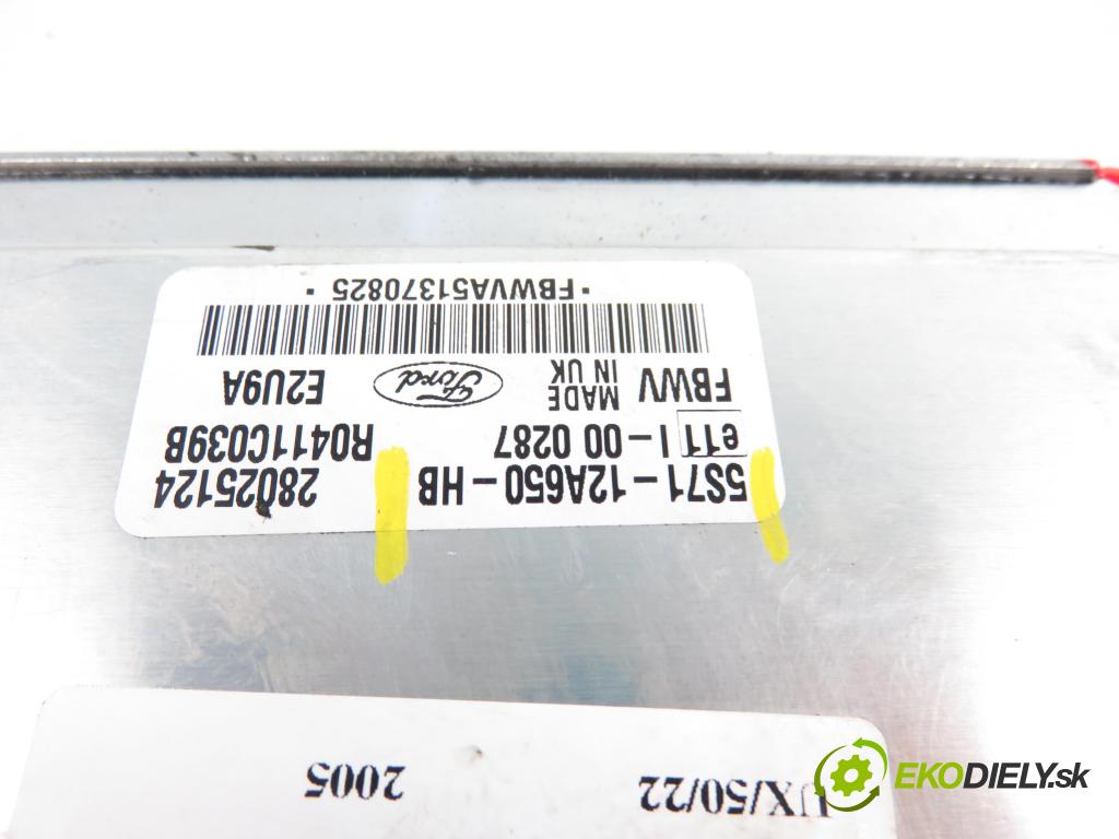 FORD MONDEO III (B5Y) LIFTBACK 2005 1998,00 Sterowniki silnika 1998,00 Riadiaca jednotka Motor 5S7112A650HB