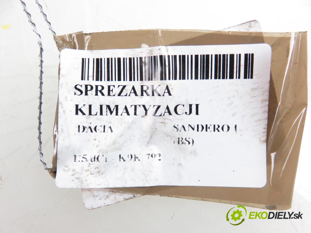 DACIA SANDERO HB 2009 1461,00 Kompresory klimatyzacji 1461,00 KOMPRESOR: klimatizace 8200866440 (Kompresory)