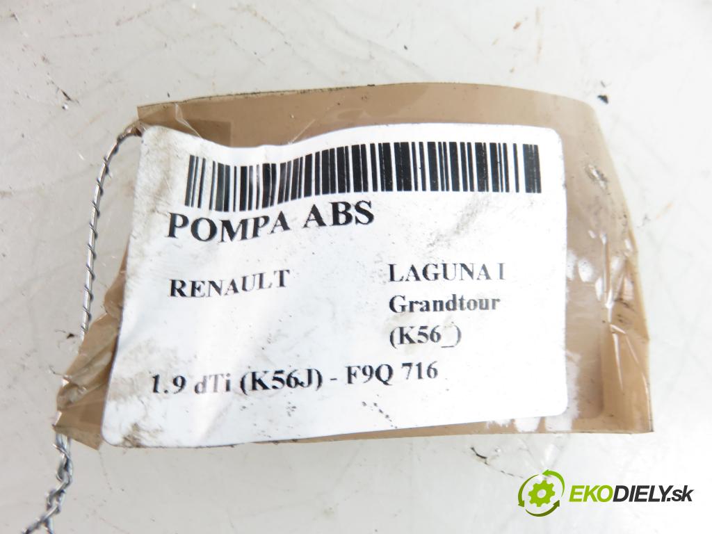 RENAULT LAGUNA I Grandtour (K56_) KOMBI 2001 1870,00 Sterowniki ABS 1870,00 pumpa ABS 7700424520 (Pumpy brzdové)