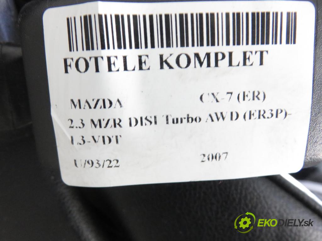 MAZDA CX-7 (ER) SUV 2007 2261,00 Fotele, kanapy 2261,00 Sedadlá, sedačky