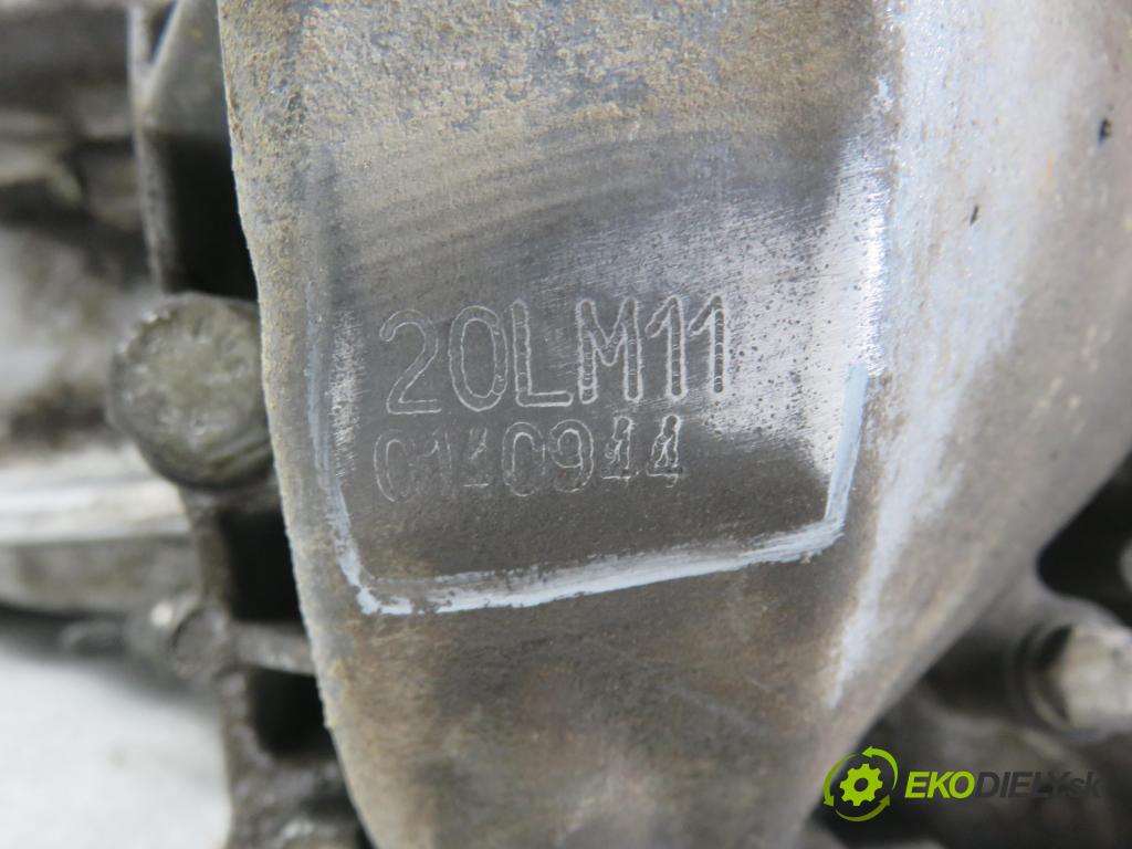 PEUGEOT 607 (9D, 9U) SEDAN 2002 2230,00 Kompletne skrzynie 2230,00 Prevodovka MANUALNA 20LM11
