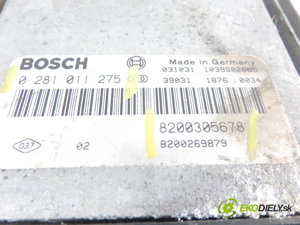 RENAULT MEGANE II (BM0/1_, CM0/1_) HB 2003 1870,00 Sterowniki silnika 1870,00 Riadiaca jednotka Motor 0281011275;8200305678