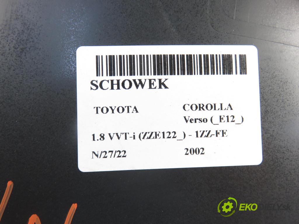 TOYOTA COROLLA Verso (_E12_) MINIVAN 2002 1794,00 Schowki, półki 1794,00 Priehradka, kastlík 5555013020