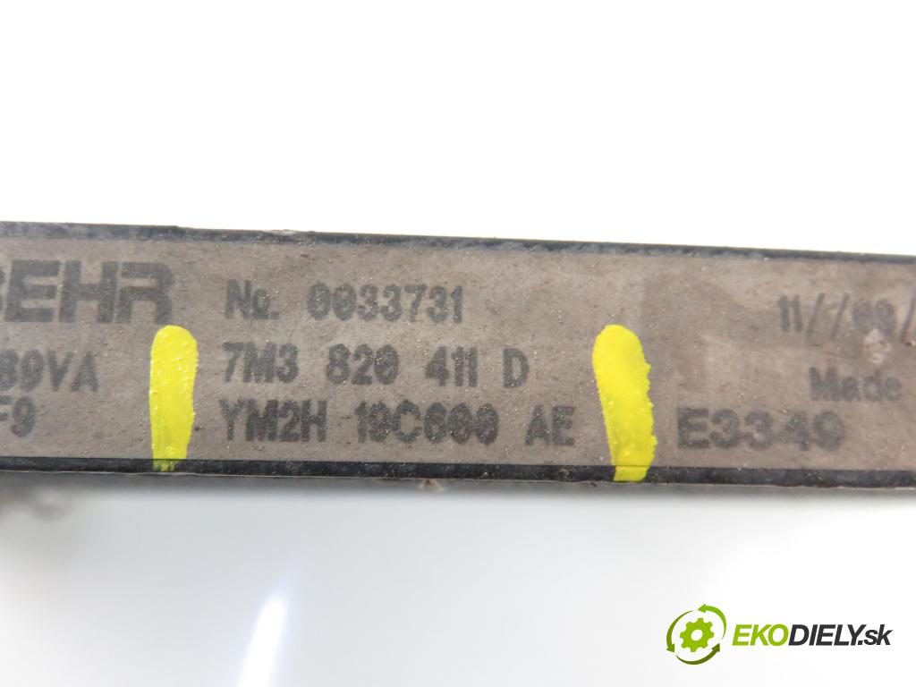 VW SHARAN (7M8, 7M9, 7M6) MINIVAN 2005 1896,00 Chłodnice klimatyzacji (skraplacze) 1896,00 chladič klimatizácie 7M3820411D (Chladiče klimatizácie)