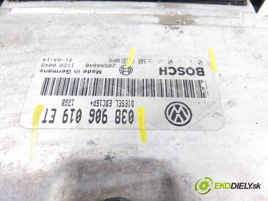 VW SHARAN (7M8, 7M9, 7M6) MINIVAN 2001 1896,00 Sterowniki silnika 1896,00 Riadiaca jednotka Motor 038906019ET;0231010630
