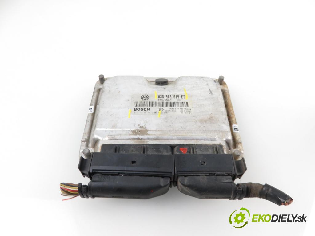 VW SHARAN (7M8, 7M9, 7M6) MINIVAN 2001 1896,00 Sterowniki silnika 1896,00 Riadiaca jednotka Motor 038906019ET;0231010630