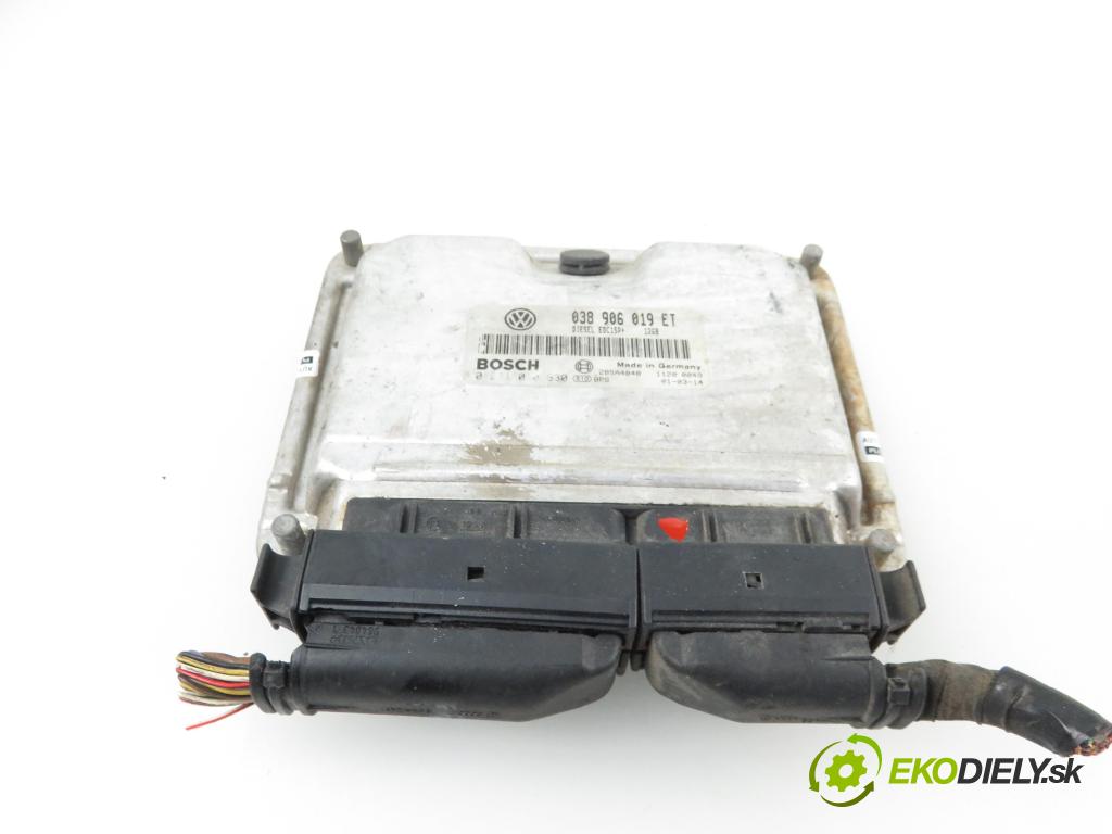 VW SHARAN (7M8, 7M9, 7M6) MINIVAN 2001 1896,00 Sterowniki silnika 1896,00 Riadiaca jednotka Motor 038906019ET;0231010630
