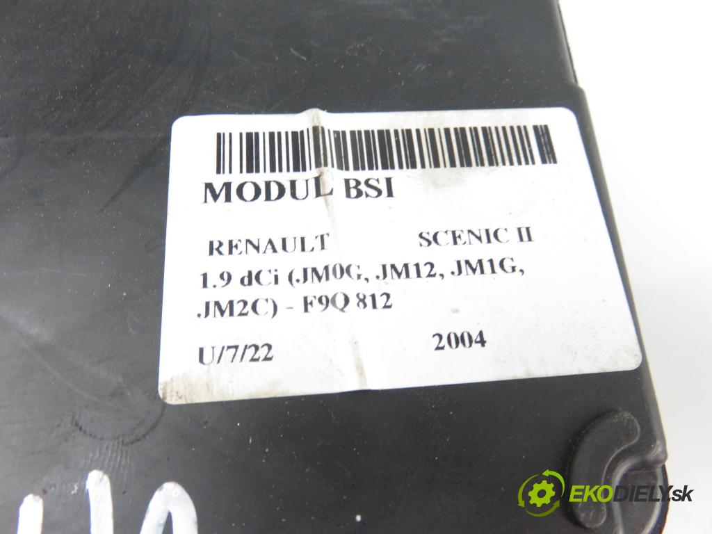RENAULT SCENIC II (JM0/1_) MINIVAN 2004 1870,00 Skrzynki bezpieczników 1870,00 MODUL BSI 8200351182