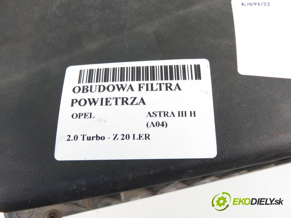 OPEL ASTRA H (A04) HB 2005 1998,00 Obudowy filtrów powietrza 1998,00 Obal filtra vzduchu 55353466 (Obaly filtrov vzduchu)