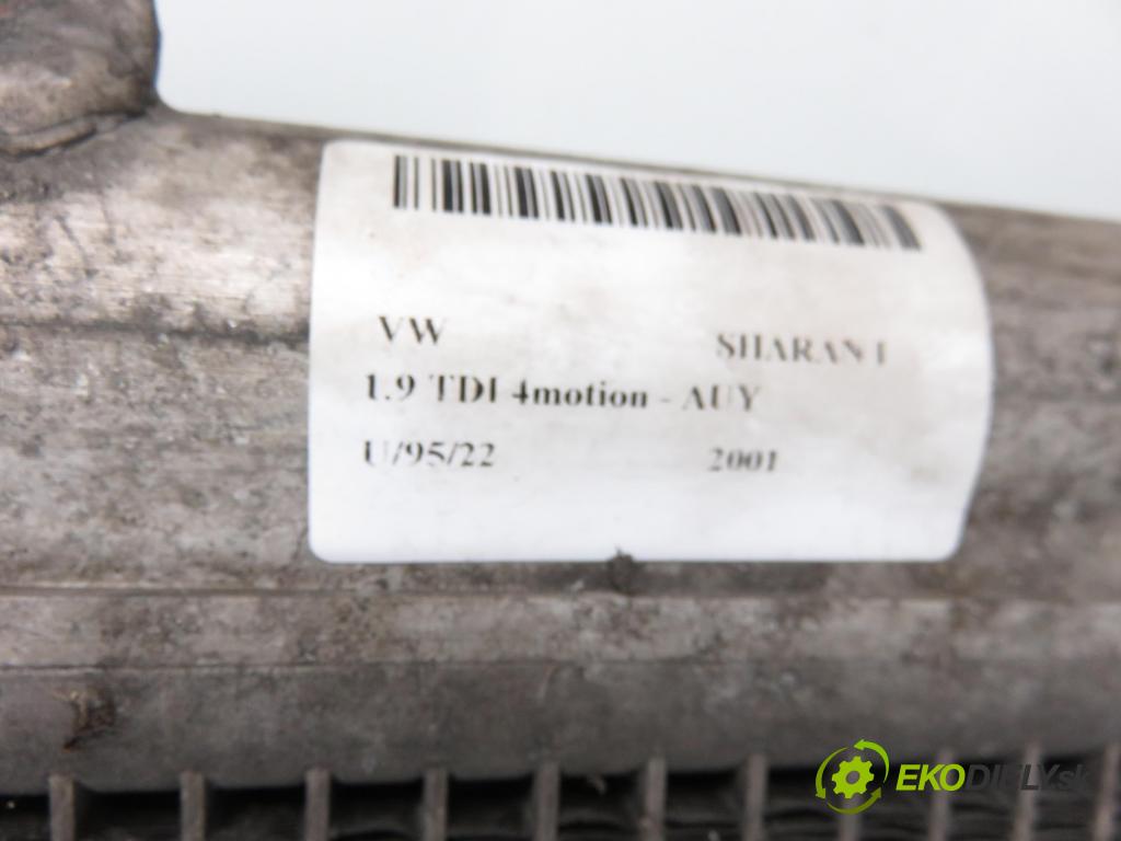 VW SHARAN (7M8, 7M9, 7M6) MINIVAN 2001 1896,00 Chłodnice klimatyzacji (skraplacze) 1896,00 chladič klimatizácie 7M38200411E;YM2H19C600AF (Chladiče klimatizácie)