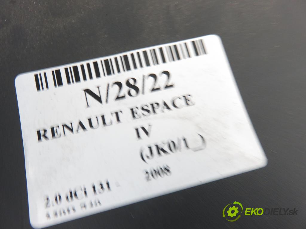 RENAULT ESPACE IV (JK0/1_) MINIVAN 2008 1995,00 Schowki, półki 1995,00 Priehradka, kastlík