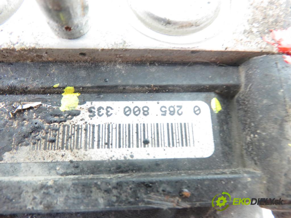 RENAULT CLIO II (BB_, CB_) HB 2003 1461,00 Sterowniki ABS 1461,00 pumpa ABS 0265800335 (Pumpy brzdové)