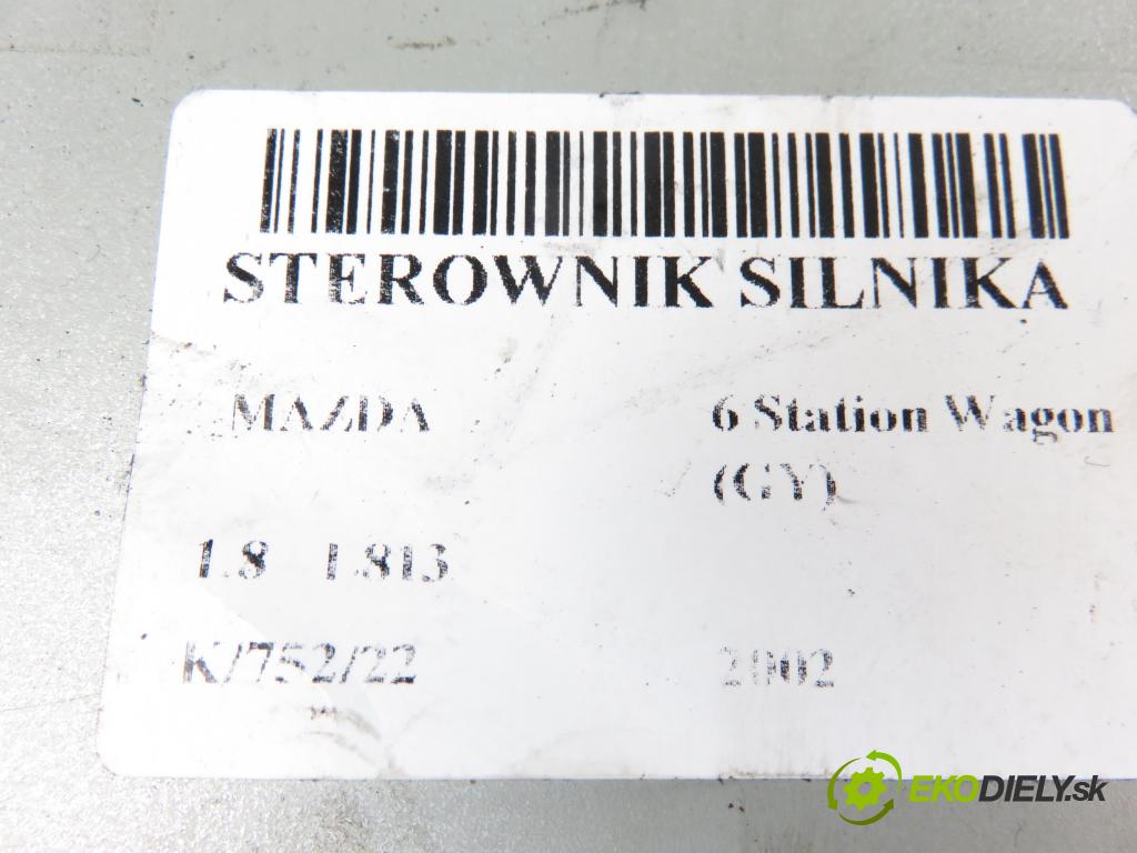 MAZDA 6 Station Wagon (GY) KOMBI 2002 1798,00 Sterowniki silnika 1798,00 Riadiaca jednotka Motor L81318881F; E6T52477H1
