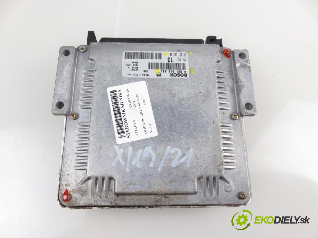 CITROEN XSARA Break (N2) KOMBI 1999 1997,00 Sterowniki silnika 1997,00 Riadiaca jednotka Motor 0281010031;9635158280
