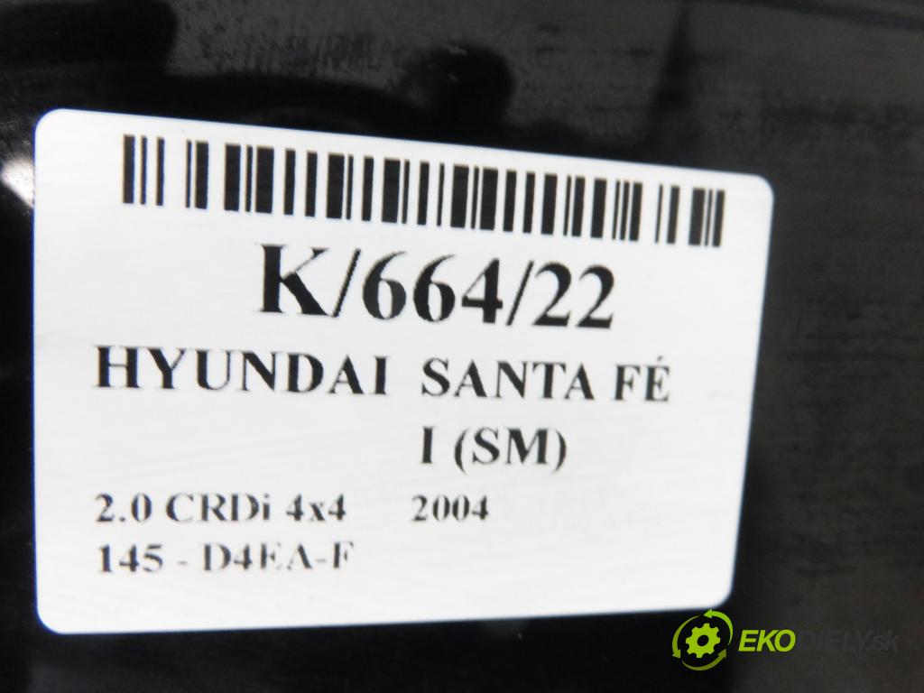 HYUNDAI SANTA FÉ I (SM) SUV 2004 107,00 2.0 CRDi 4x4 145 - D4EA-F 1991,00 Okno zadné kapota