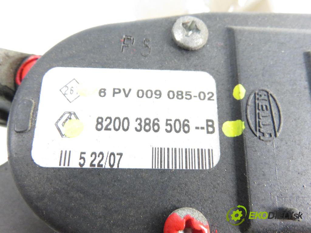 DACIA LOGAN (LS_) SEDAN 2007 1461,00 Pozostałe 1461,00 Potenciometer plynového pedálu 6PV00908502; 8200386506B (Pedále)