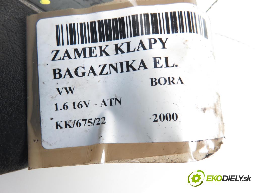 VW BORA (1J2) SEDAN 2000 1598,00 Zamki 1598,00 zámok dveří kufr EL. 1J5827505E