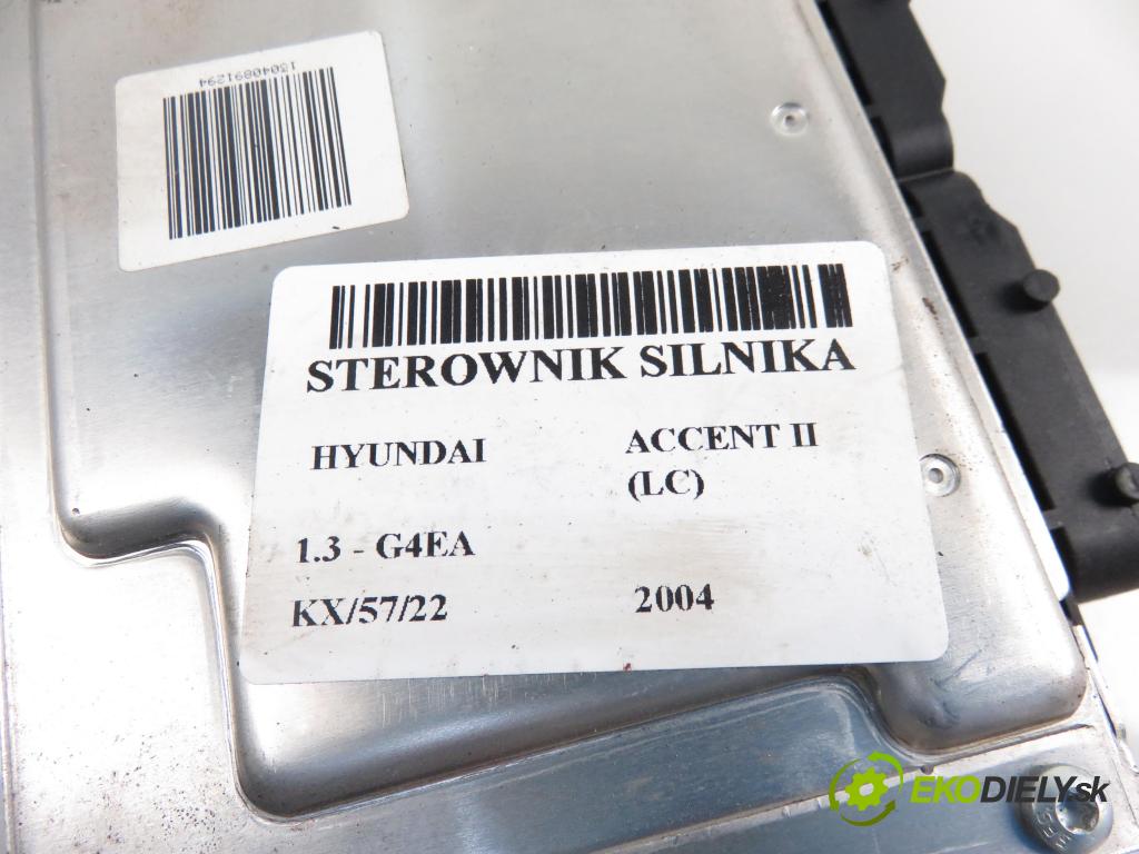 HYUNDAI ACCENT II (LC) LIFTBACK 2004 1341,00 Sterowniki silnika 1341,00 Riadiaca jednotka Motor 9030930558F; 3910922537