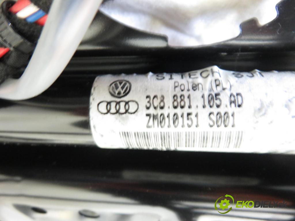 VW PASSAT B7 (362) SEDAN 2011 1390,00 Fotele, kanapy 1390,00 Sedadlá, sedačky 3C8881105AD