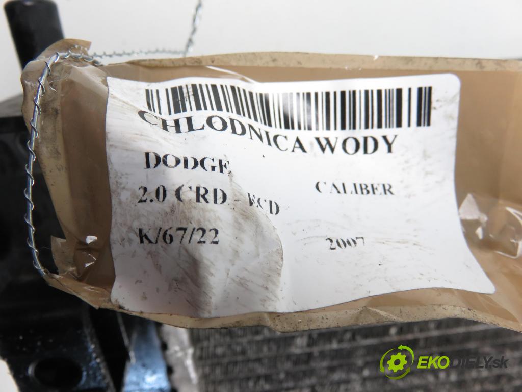 DODGE CALIBER HB 2007 1968,00 Chłodnice wody 1968,00 chladič vody 879331N