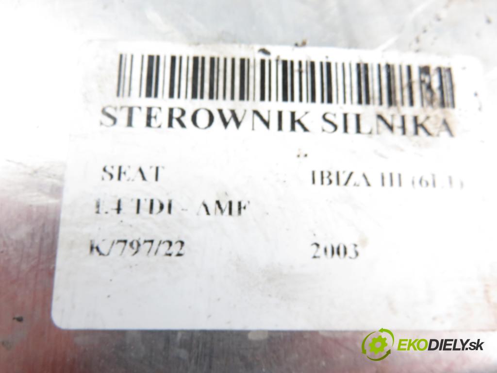 SEAT IBIZA III (6L1) HB 2003 1422,00 Sterowniki silnika 1422,00 Riadiaca jednotka Motor 045906019BB;0281011074