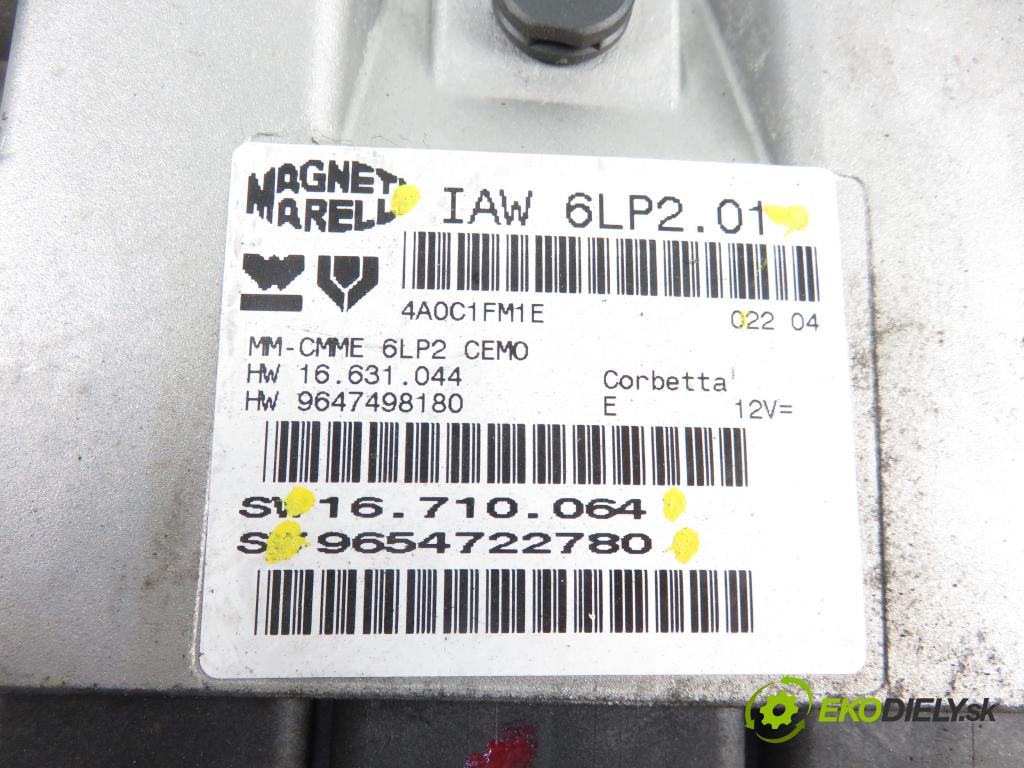 PEUGEOT 307 Break (3E) KOMBI 2004 1360,00 Sterowniki silnika 1360,00 Riadiaca jednotka Motor IAW6LP201;16710064;9654722780