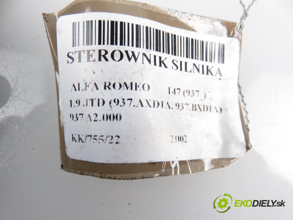 ALFA ROMEO 147 (937_) HB 2002 1910,00 Sterowniki silnika 1910,00 Riadiaca jednotka Motor 0281010332;73501227