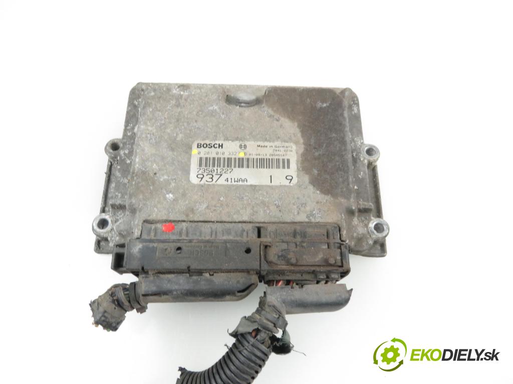 ALFA ROMEO 147 (937_) HB 2002 1910,00 Sterowniki silnika 1910,00 Riadiaca jednotka Motor 0281010332;73501227