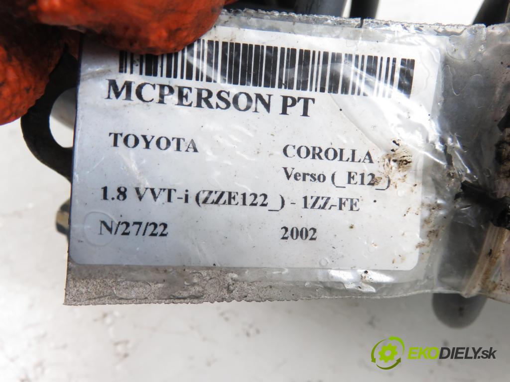 TOYOTA COROLLA Verso (_E12_) MINIVAN 2002 1794,00 Amortyzatory 1794,00 MCPERSON pravé zadné 