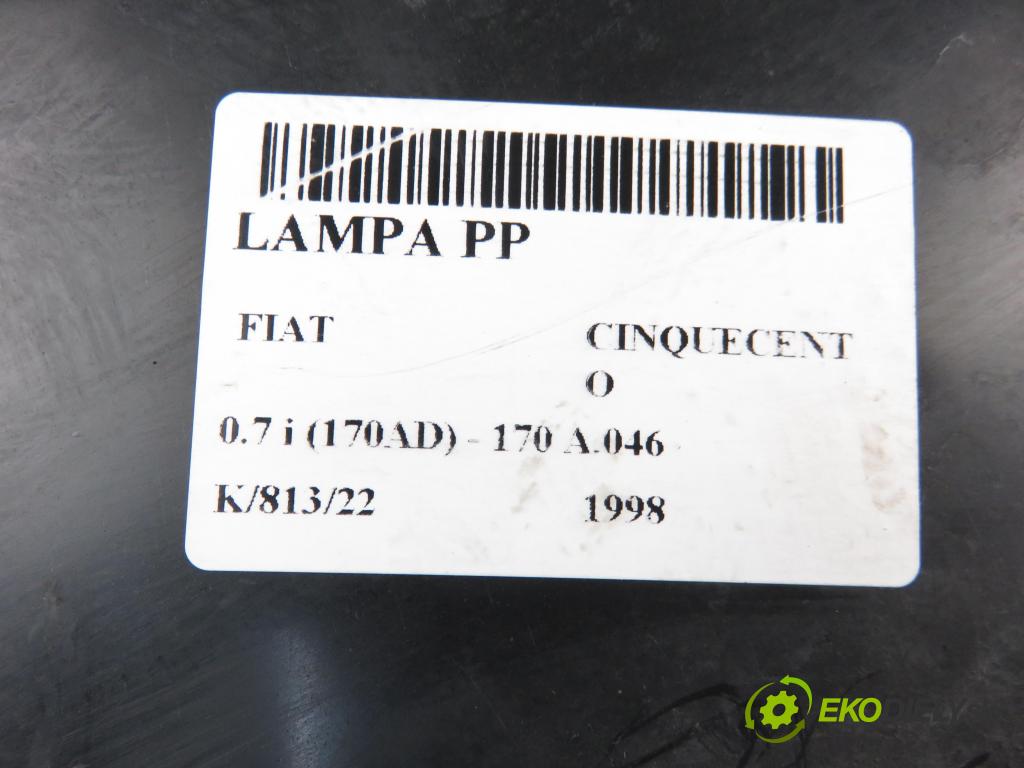 FIAT CINQUECENTO (170_) HB 1998 704,00 Lampy przednie 704,00 Svetlo PP