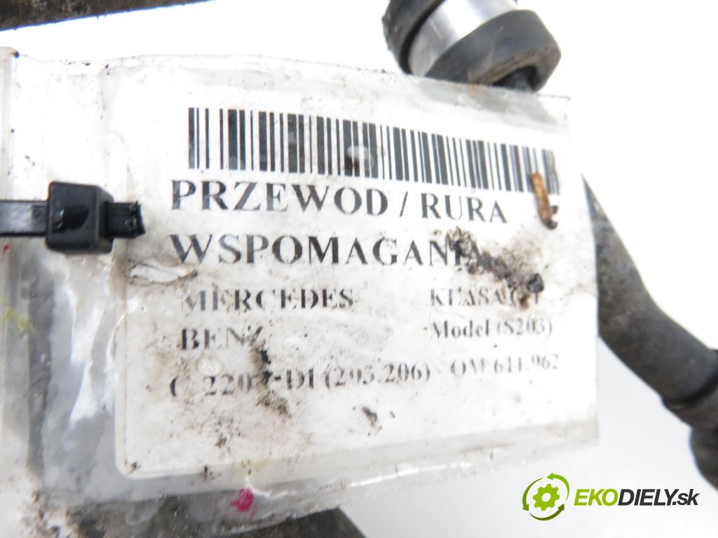 MERCEDES-BENZ KLASA C T-Model (S203) KOMBI 2001 2148,00 Przewody układu wspomagania 2148,00 RIADOK: / Rúra servočerpadlo A203466761