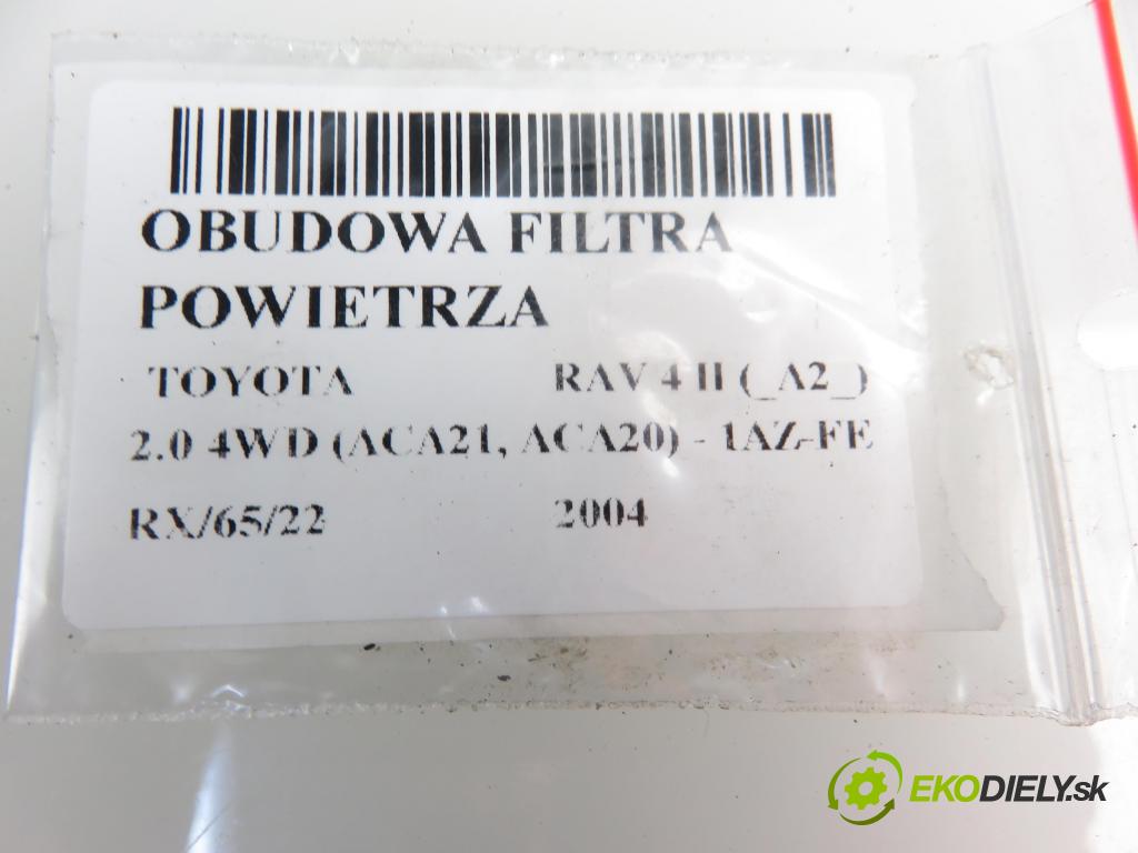 TOYOTA RAV 4 II (_A2_) SUV 2004 1998,00 Obudowy filtrów powietrza 1998,00 Obal filtra vzduchu 1001405480 (Obaly filtrov vzduchu)