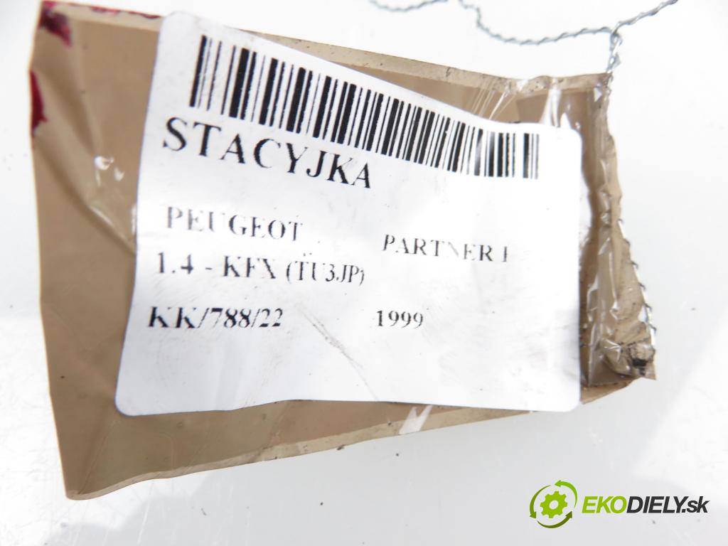 PEUGEOT PARTNER Combispace (5F) KOMBIVAN 1999 1361,00 Stacyjki 1361,00 spinačka  (Spínacie skrinky a kľúče)