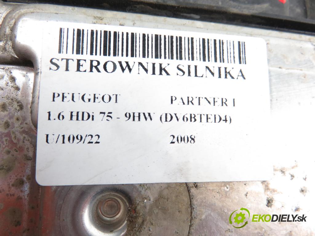 PEUGEOT PARTNER Skrzynia (5_, G_) FURGON 2008 1560,00 Sterowniki silnika 1560,00 Riadiaca jednotka Motor 0281012620;9665594380