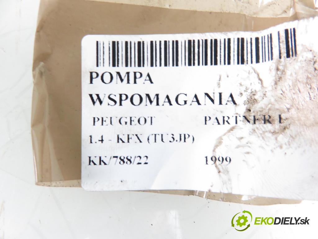 PEUGEOT PARTNER Combispace (5F) KOMBIVAN 1999 55,00 1.4 - KFX (TU3JP) 1361,00 pumpa servočerpadlo 7847017 (Servočerpadlo)