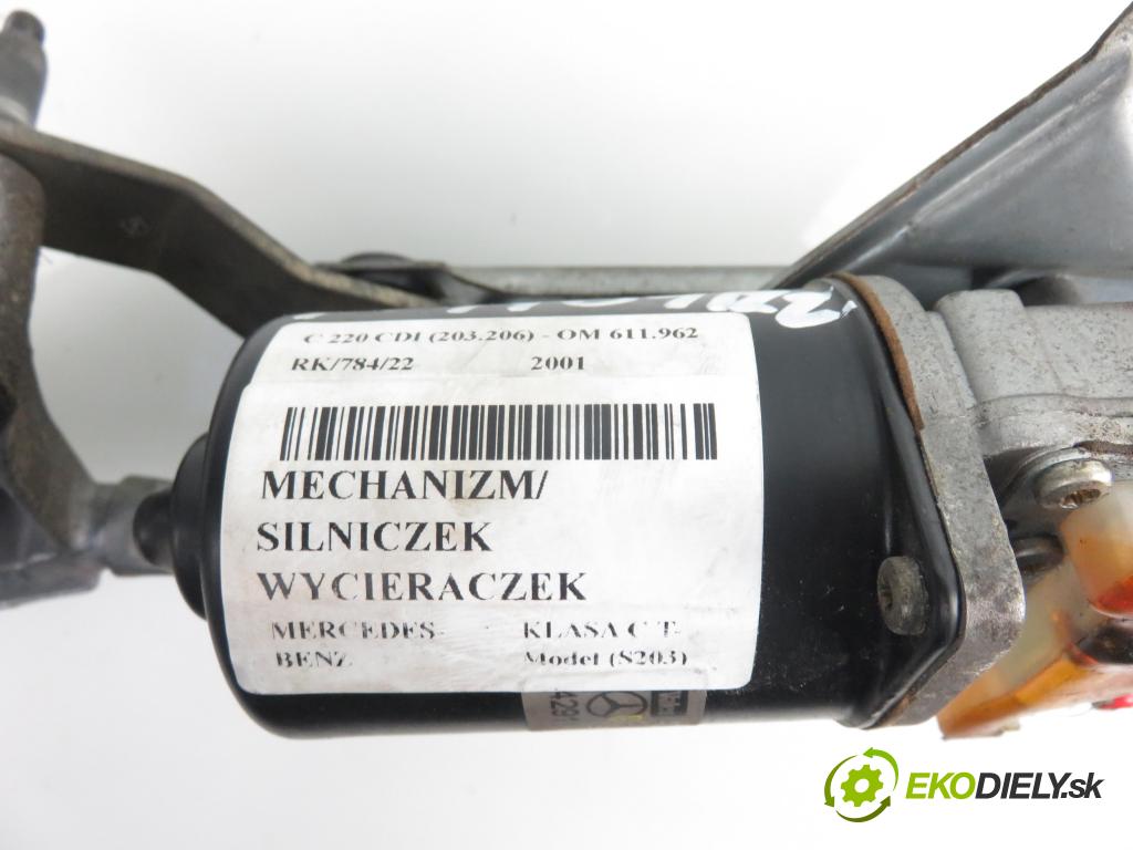 MERCEDES-BENZ KLASA C T-Model (S203) KOMBI 2001 105,00 C 220 CDI (203.206) - OM 611.962 2148,00 Motorček stieračov A2038200342