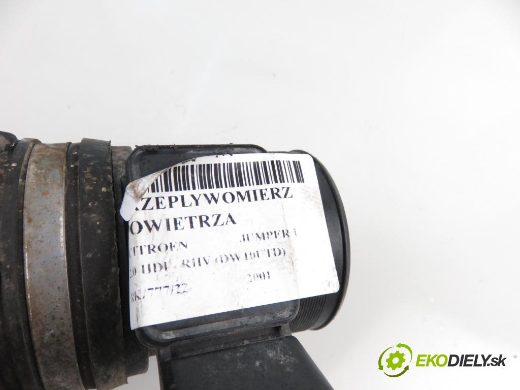 CITROEN JUMPER Skrzynia (230L) FURGON 2001 62,00 2.0 HDI - RHV (DW10UTD) 1997,00 váha vzduchu vzduchu ; 9628336380