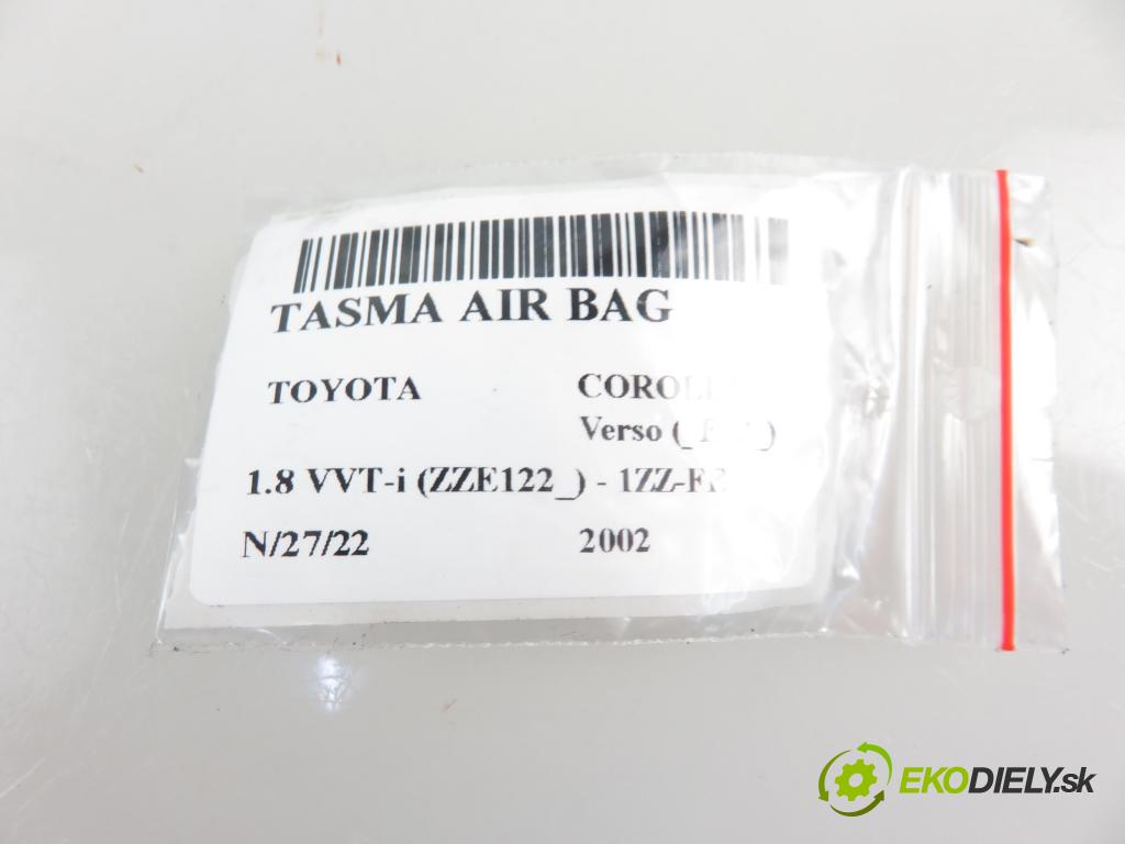 TOYOTA COROLLA Verso (_E12_) MINIVAN 2002 99,00 1.8 VVT-i 135 (ZZE122_) - 1ZZ-FE 1794,00 PÁSKA: air BAG 